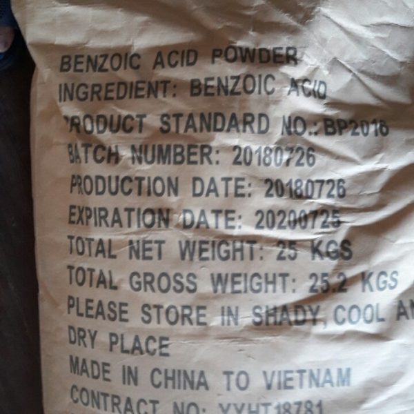 C7H6O2 – C6H5COOH - ACID BENZOIC