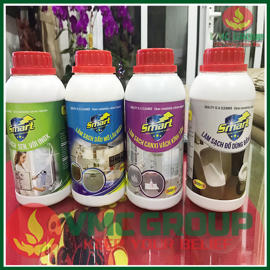 CHẤT TẨY SẠCH VÒI TẮM VÀ INOX - SMART TC