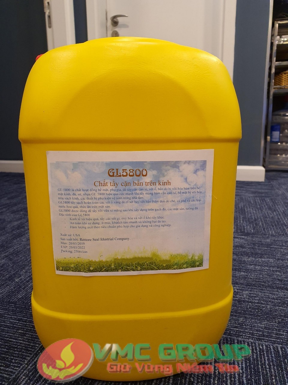GL5800 - CHẤT LÀM SẠCH CẶN CANXI TRÊN KÍNH