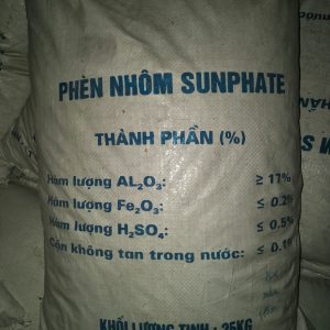 PHÈN NHÔM SUNFAT (PHÈN ĐƠN) AL2(SO4)3